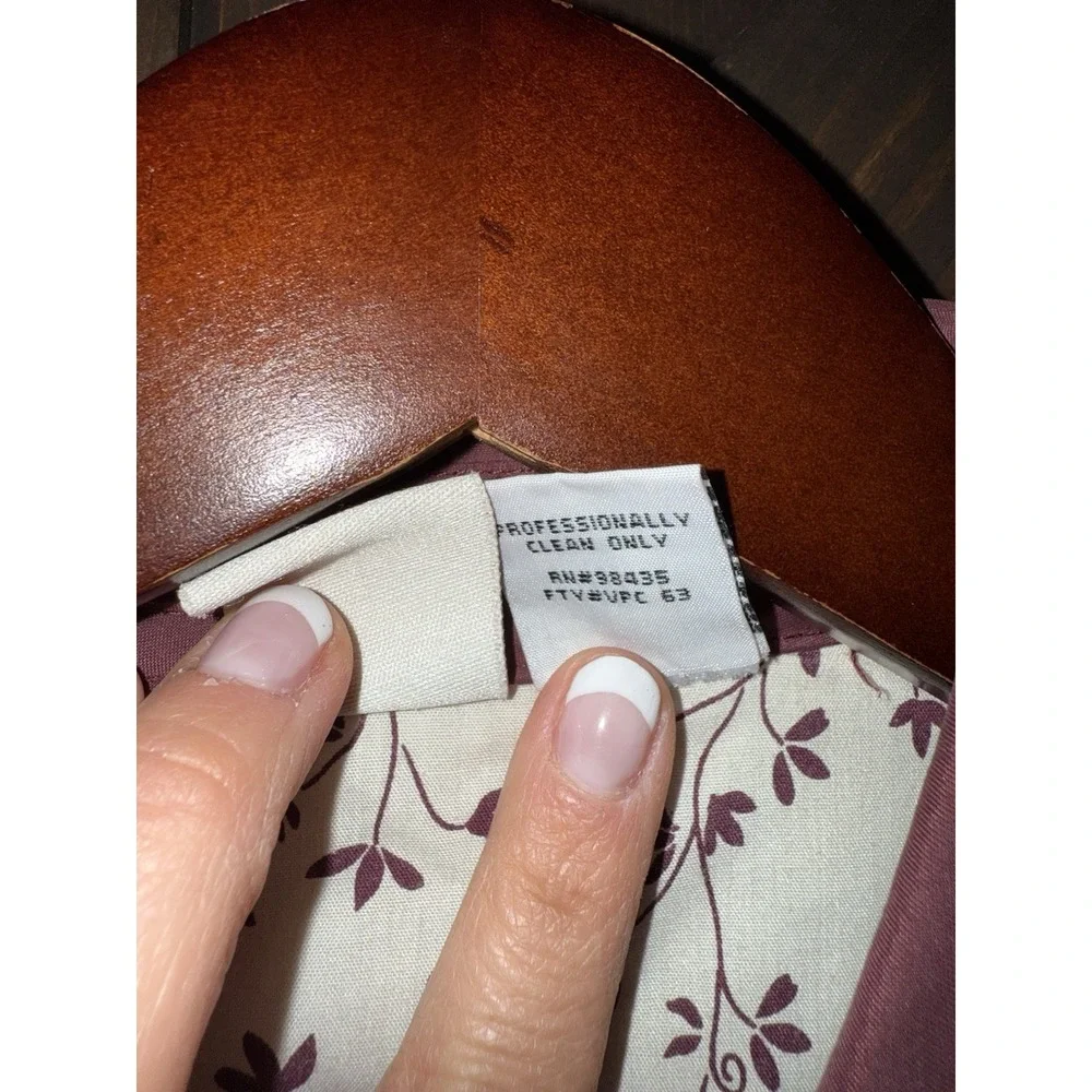 Women's Sz M Medium Quilted Burgundy Jacket Homegrown Fisherman's‎ Button